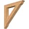 Ekena Millwork Traditional Traditional Smooth Bracket, Western Red Cedar, 5 1/2"W x 40"D x 40"H BKT06X40X40TRA01SWR - alternate 1